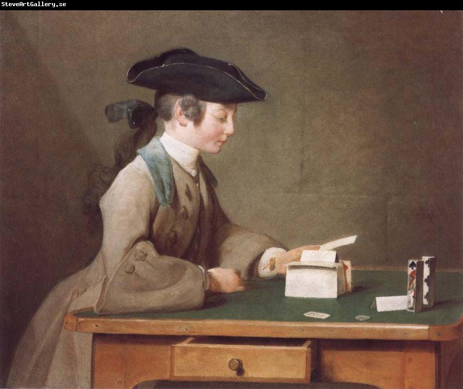 Jean Baptiste Simeon Chardin The House of Cards